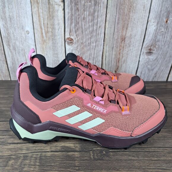 Adidas Terrex AX4 Primegreen Wonder Red Trail Shoes Women's Sz 9.5 (Worn Once) - Picture 3 of 9